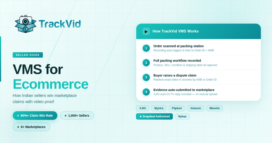 VMS for Ecommerce: How Indian Sellers Are Winning Fake Return Claims with Video Proof