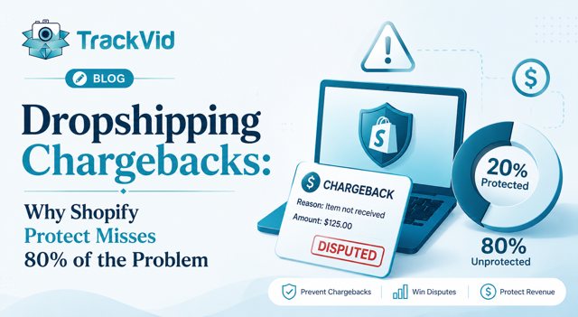 Dropshipping Chargebacks: Why Shopify Protect Misses 80% of the Problem